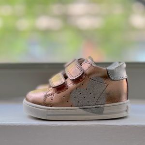 Falcotto Heart Sneaker in Rose-Argento